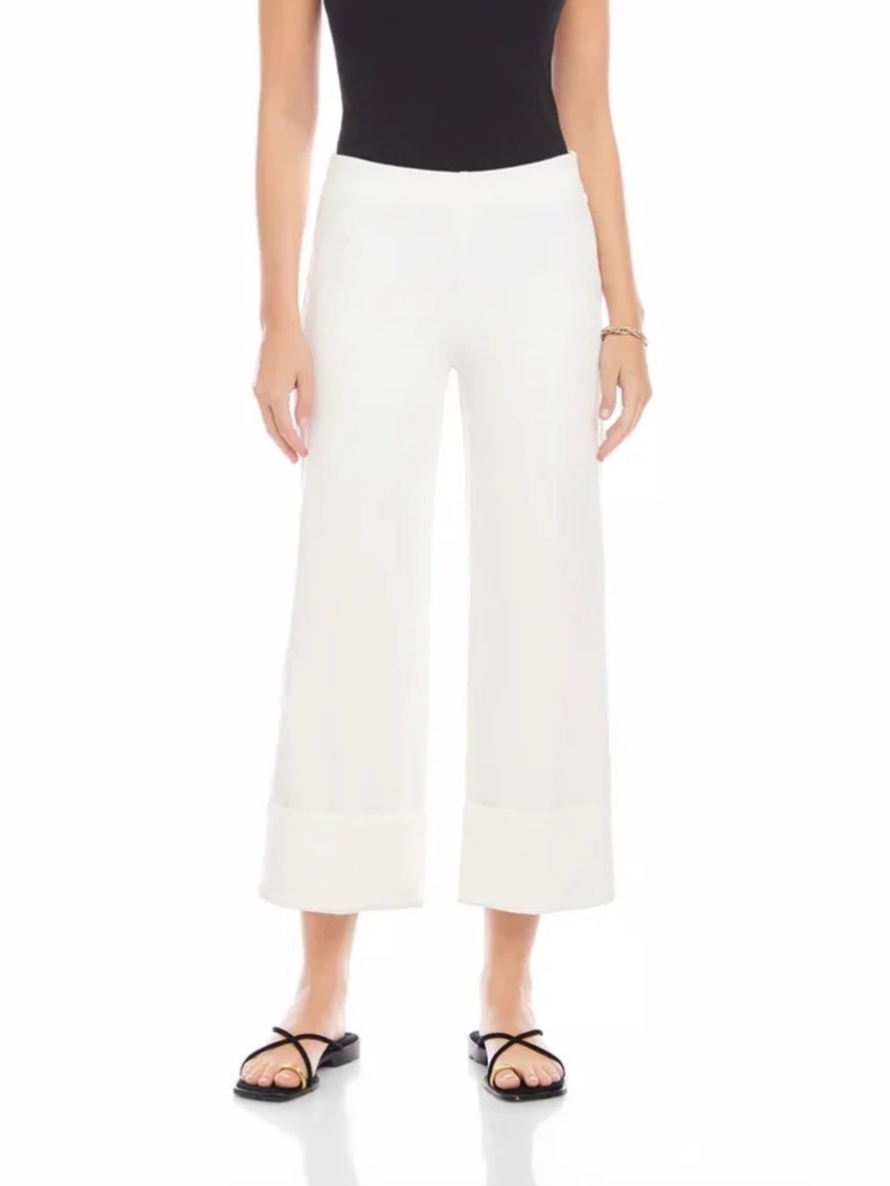 FIFTEEN-TWENTY
REGINA CUFF CROP PANT | OFF WHITE